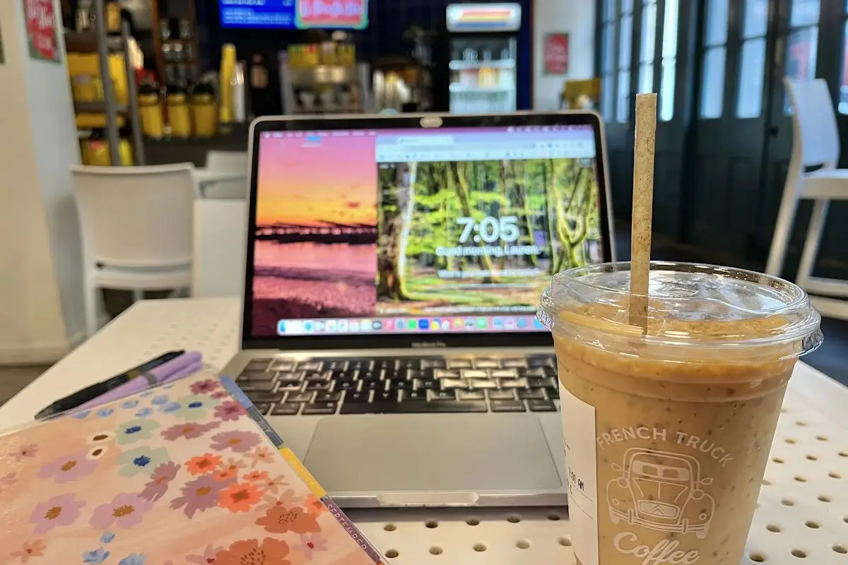 French Truck Coffee, which is one of the best coffee shops in New Orleans to work remotely from