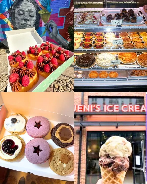 Charlotte dessert spots like Amelie's, Reigning Donuts, Crumbl and Jen's Ice Cream