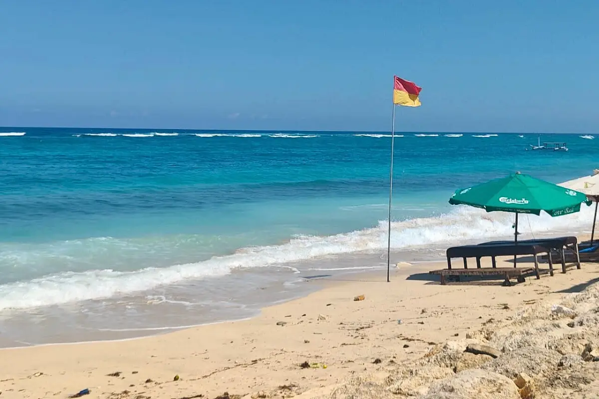 Pantai Pandawa Beach, which is in Uluwatu Bali