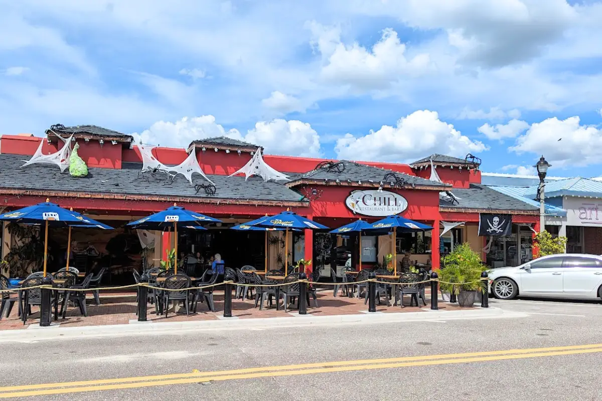 Exterior of Chill Restaurant & Bar in St Pete Beach