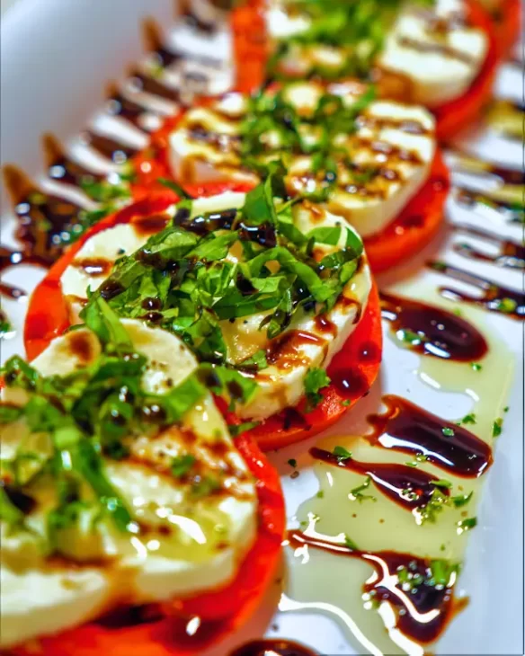 Caprese salad from the Caruso Italian kitchen