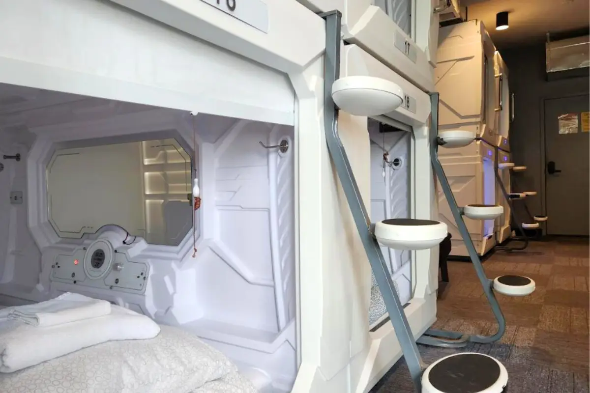 U Street Capsule Hostel in Washington Dc, to provide a visual for the pros and cons of capsule hotels