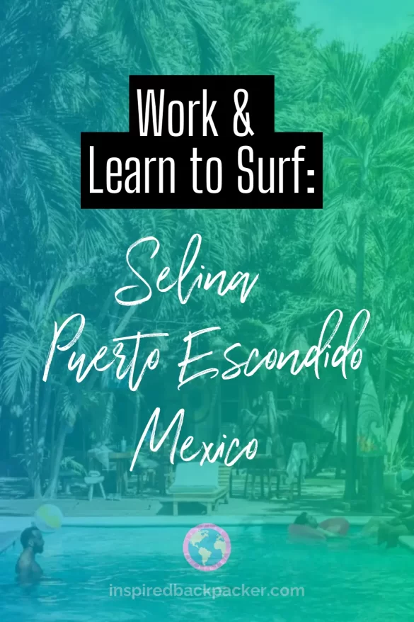 Pinterest pin to market the Selina Puerto Escondido review blog