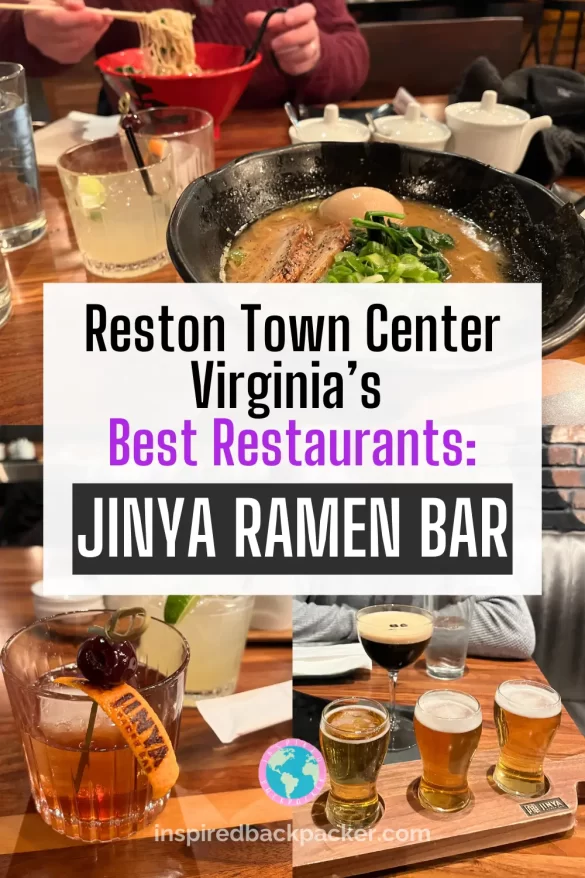 Pinterest pin for Jinya ramen bar Reston