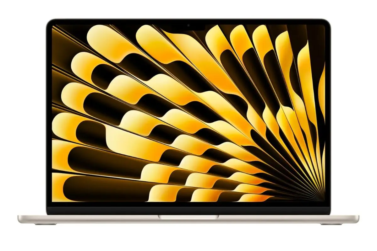 Macbook Air by Apple, which is lightweight and a perfect item for the successful digital nomad packing list